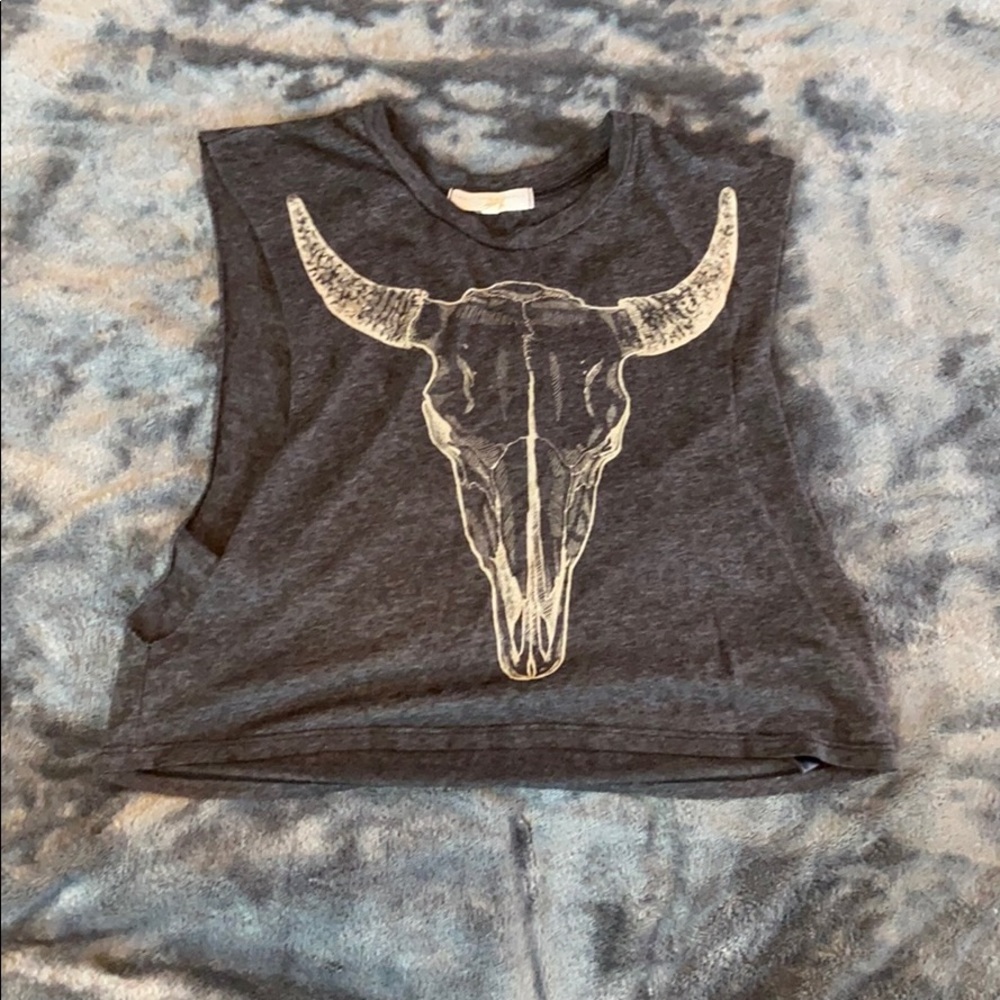 Crop muscle tank